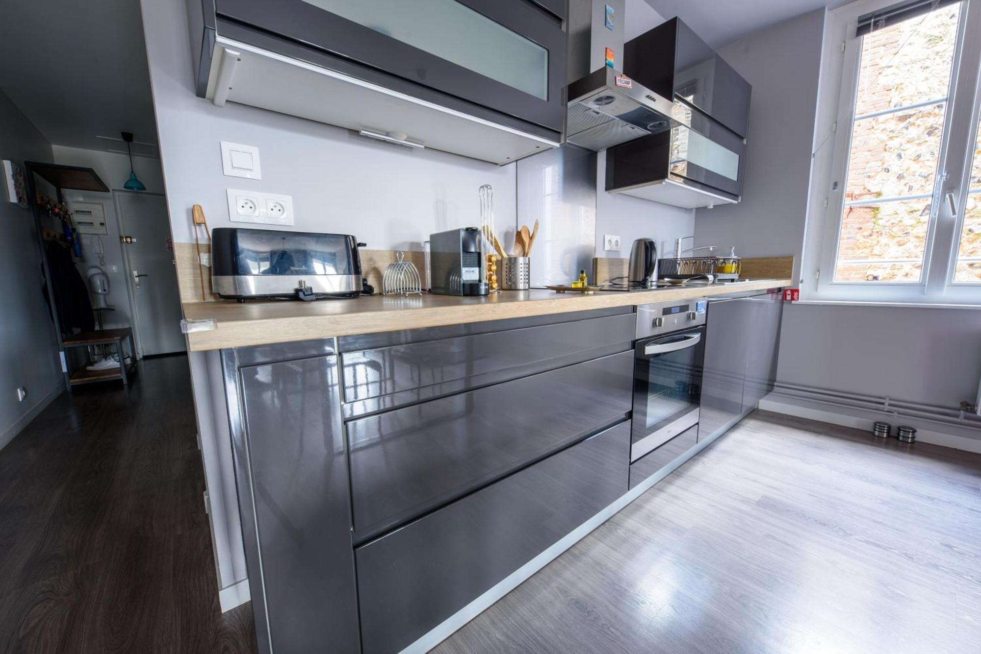 A Babord Fecamp Appartement Vue Port Et Mer Linge Inclus Luaran gambar