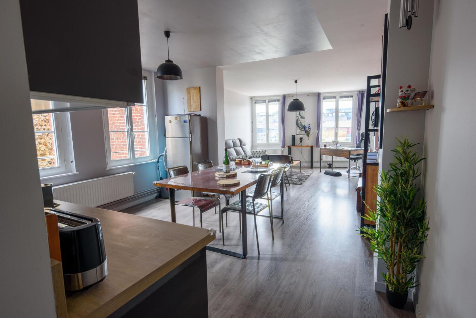 A Babord Fecamp Appartement Vue Port Et Mer Linge Inclus Luaran gambar