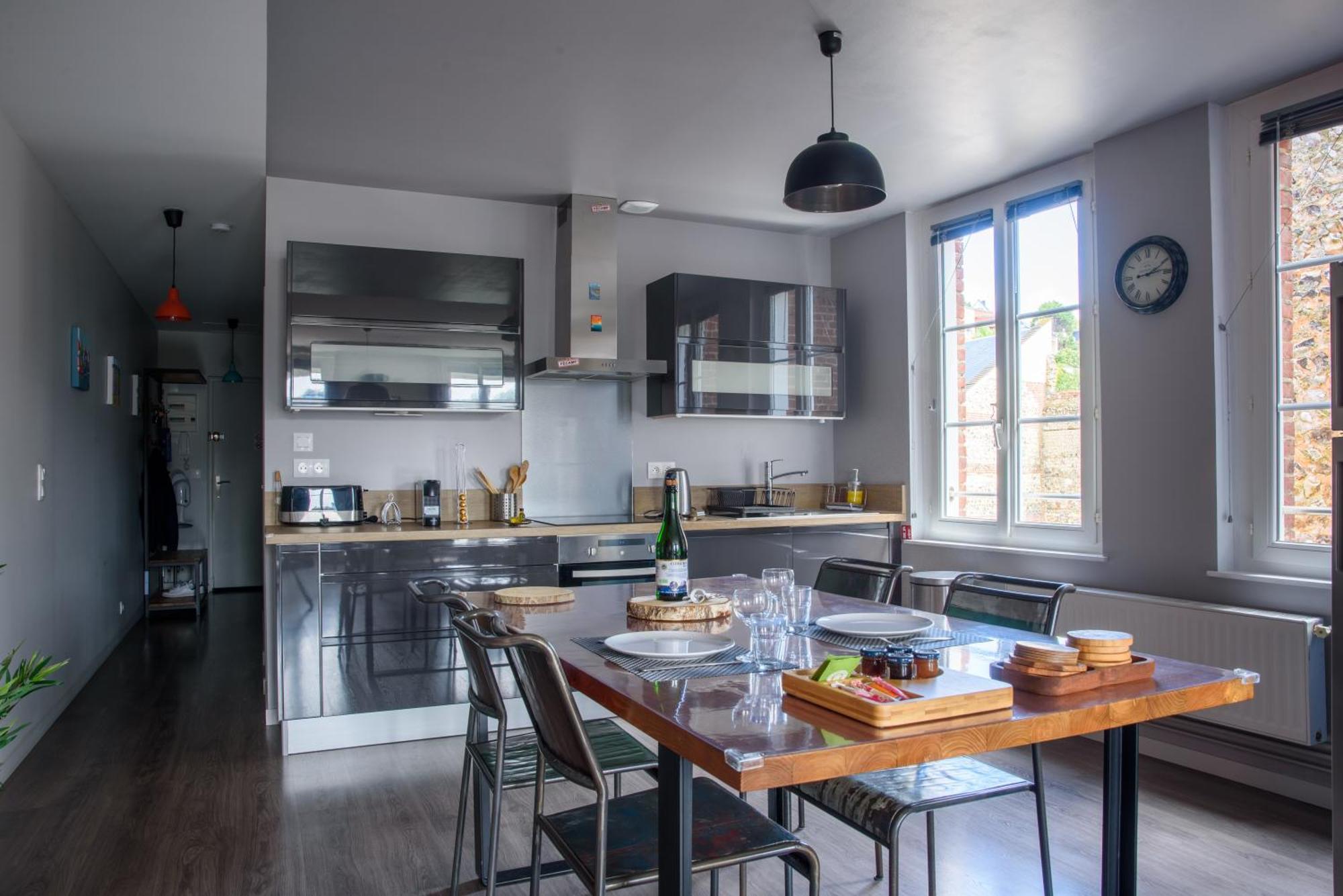 A Babord Fecamp Appartement Vue Port Et Mer Linge Inclus Luaran gambar